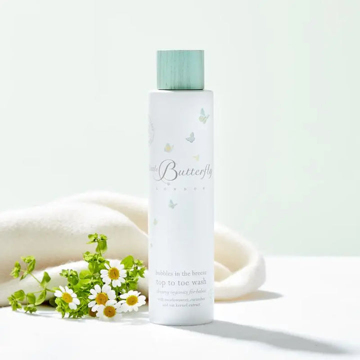 Baby top to toe wash-Toiletries & baby brushes-Little Butterfly-Blue Almonds-London-South Kensington