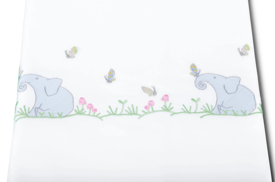 Bedlinen set Cotbed happy elephant-Towels & bedlinen-Evelyn Kahle-Blue Almonds-London-South Kensington