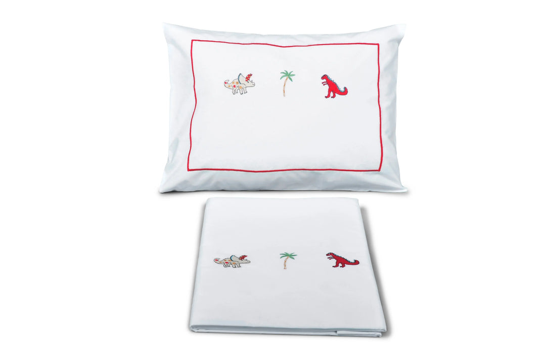 Bedlinen set Cotbed mighty dino-Towels & bedlinen-Evelyn Kahle-Blue Almonds-London-South Kensington