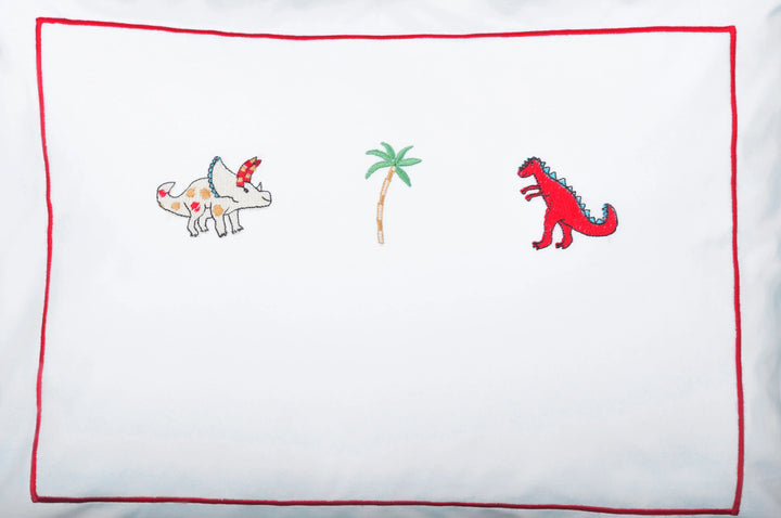 Bedlinen set Cotbed mighty dino-Towels & bedlinen-Evelyn Kahle-Blue Almonds-London-South Kensington