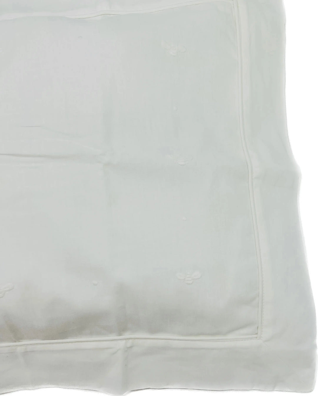 Boudoir pillowcase "baby bees" white-Towels & bedlinen-Gordonsbury-Blue Almonds-London-South Kensington