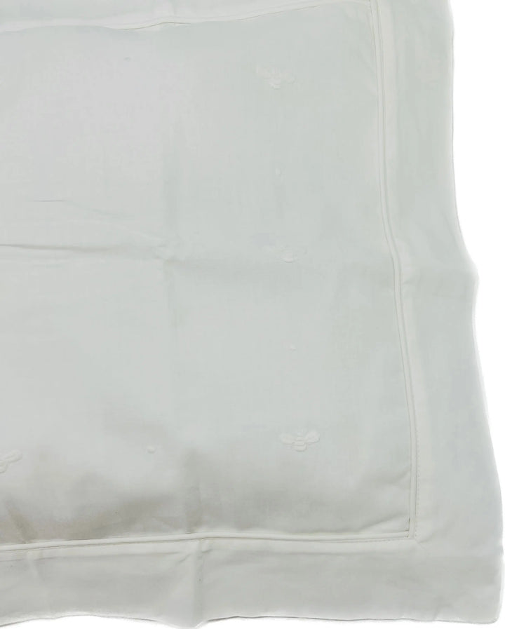 Boudoir pillowcase "baby bees" white-Towels & bedlinen-Gordonsbury-Blue Almonds-London-South Kensington
