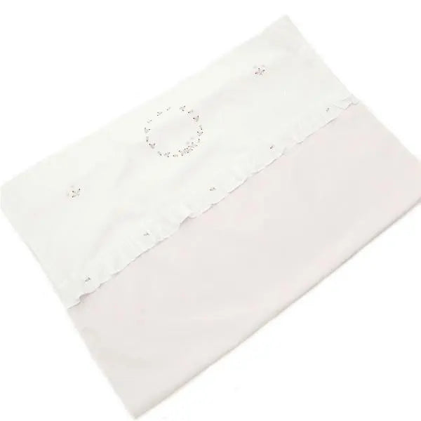 Cotbed duvet cover "rosebuds"-Towels & bedlinen-Gordonsbury-Blue Almonds-London-South Kensington