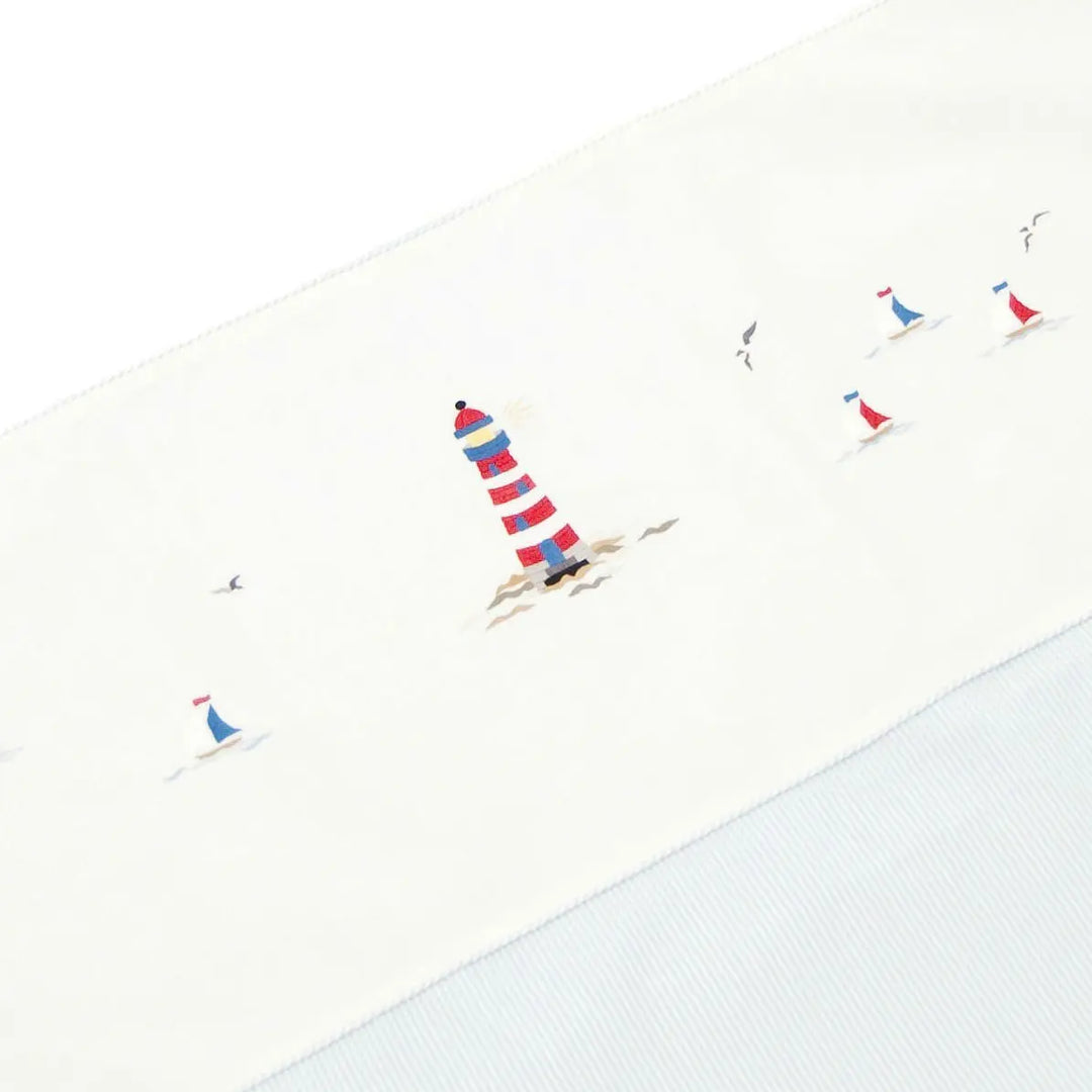 Cotbed duvet cover "sailing away"-Towels & bedlinen-Gordonsbury-Blue Almonds-London-South Kensington