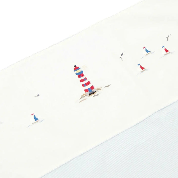 Cotbed duvet cover "sailing away"-Towels & bedlinen-Gordonsbury-Blue Almonds-London-South Kensington