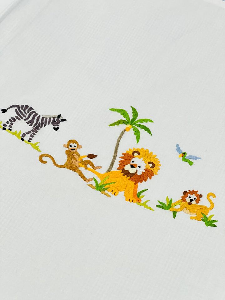 Cotbed duvet cover "safari" beige-Towels & bedlinen-Gordonsbury-Blue Almonds-London-South Kensington
