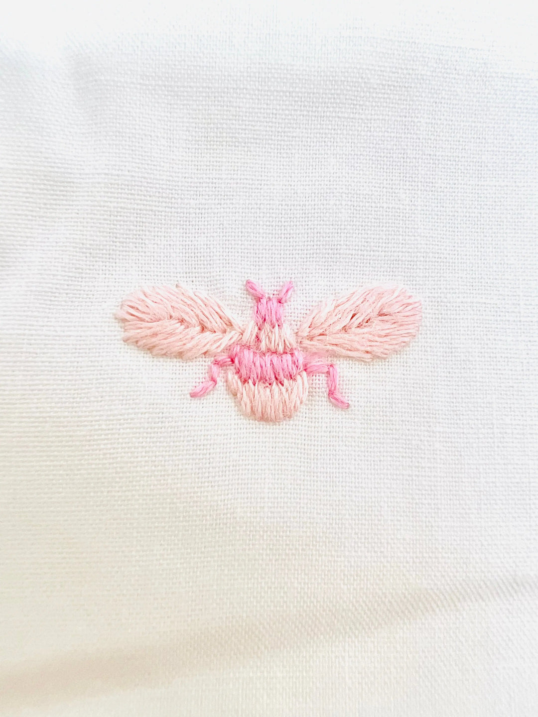 Cotbed fitted sheet "baby bees" pink-Towels & bedlinen-Gordonsbury-Blue Almonds-London-South Kensington