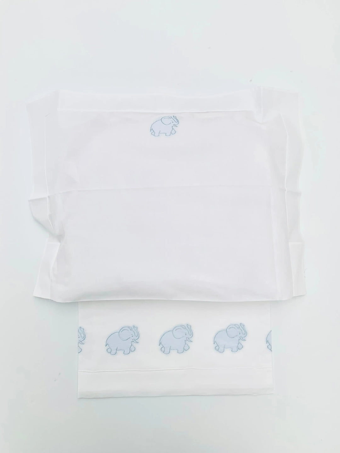 Moses basket sheet set elephants blue-Towels & bedlinen-Ferrari Mariella-Blue Almonds-London-South Kensington