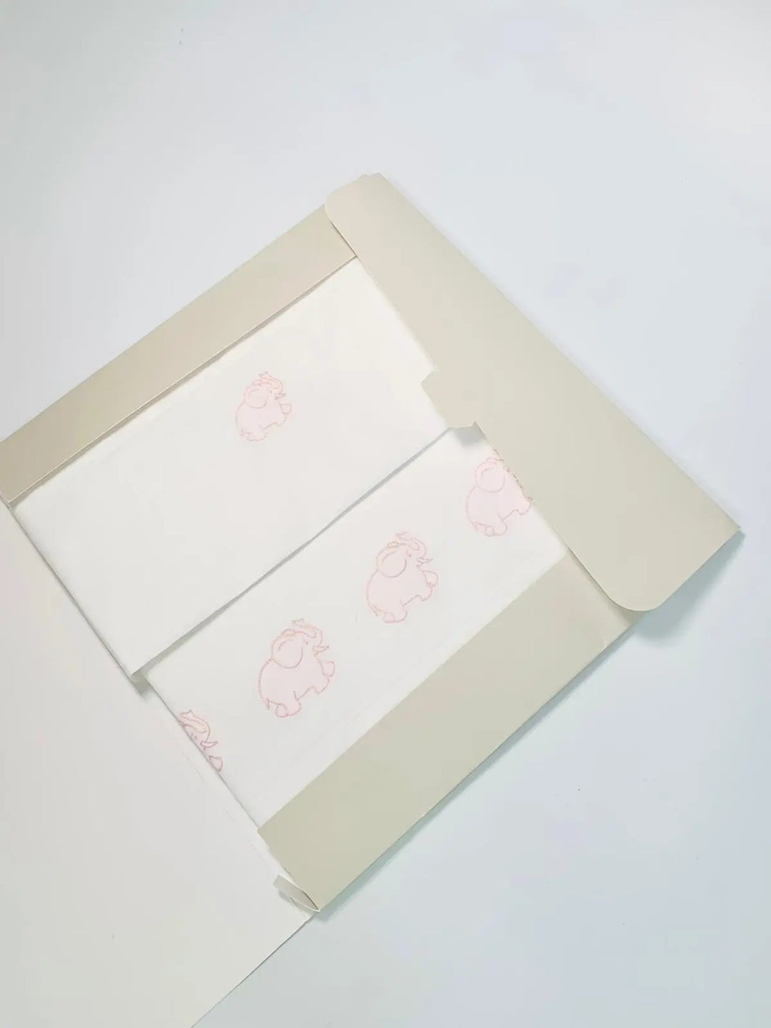 Moses basket sheet set elephants pink-Towels & bedlinen-Ferrari Mariella-Blue Almonds-London-South Kensington