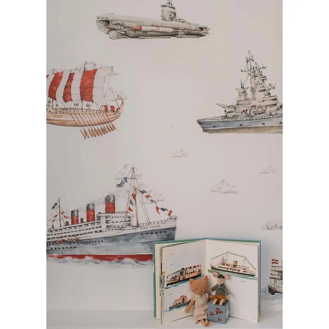 Stickers "industrial evolution- ships"-Wallpapers & stickers-Dekornik-Blue Almonds-London-South Kensington