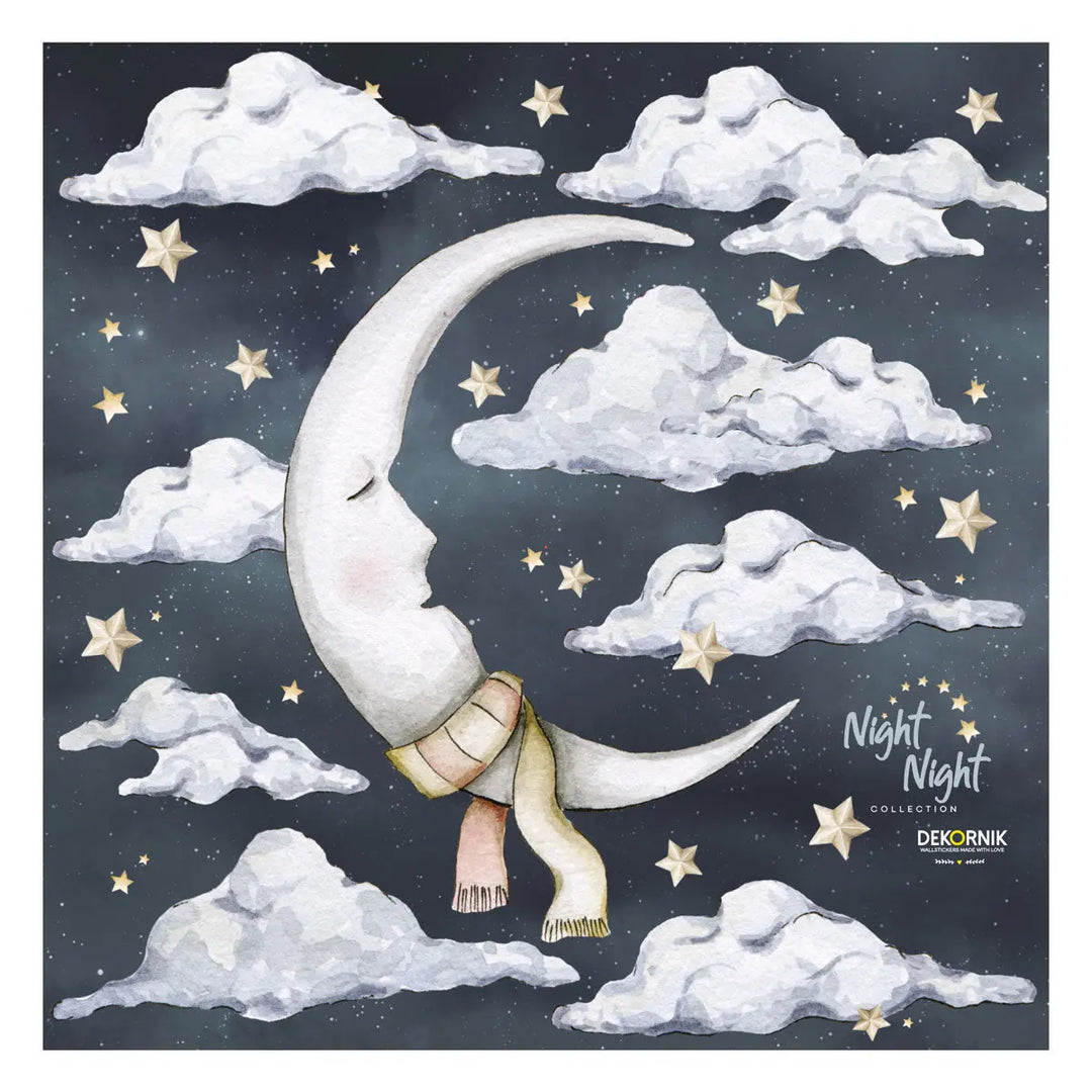 Stickers "moon night"-Wallpapers & stickers-Dekornik-Blue Almonds-London-South Kensington