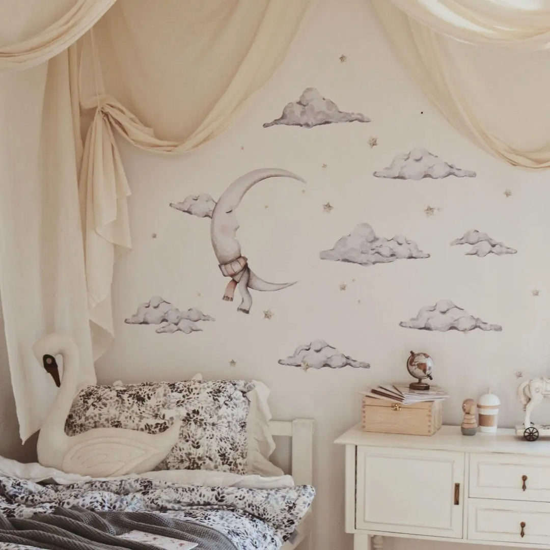 Stickers "moon night"-Wallpapers & stickers-Dekornik-Blue Almonds-London-South Kensington