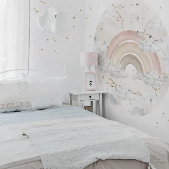 Stickers "rainbow in circle" pink-Wallpapers & stickers-Dekornik-Blue Almonds-London-South Kensington