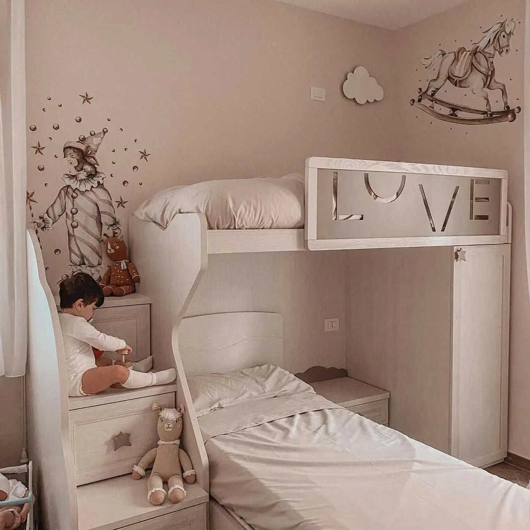 Stickers "rocking horse"-Wallpapers & stickers-Dekornik-Blue Almonds-London-South Kensington
