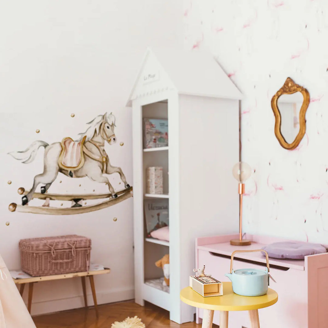 Stickers "rocking horse"-Wallpapers & stickers-Dekornik-Blue Almonds-London-South Kensington