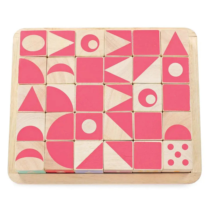 ABC Wooden Blocks-Wooden toys & more-Le Toy Van-Blue Almonds-London-South Kensington