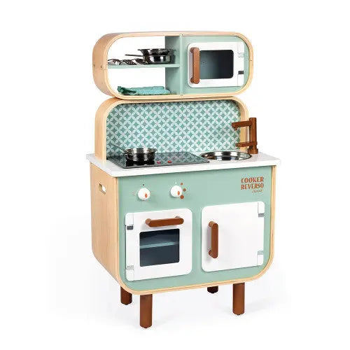 Big cooker Reverso-Wooden toys & more-Janod-Blue Almonds-London-South Kensington