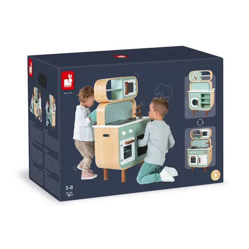 Big cooker Reverso-Wooden toys & more-Janod-Blue Almonds-London-South Kensington
