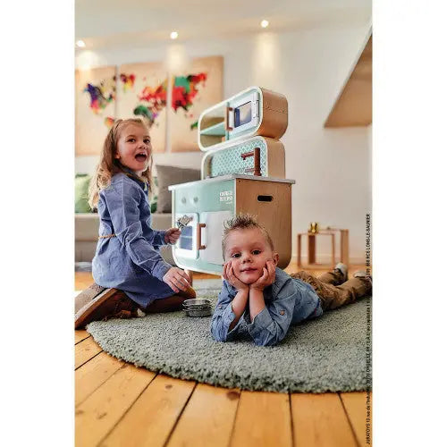 Big cooker Reverso-Wooden toys & more-Janod-Blue Almonds-London-South Kensington