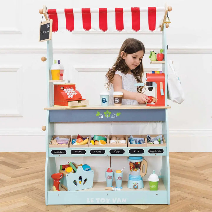 Cafe Machine-Wooden toys & more-Le Toy Van-Blue Almonds-London-South Kensington