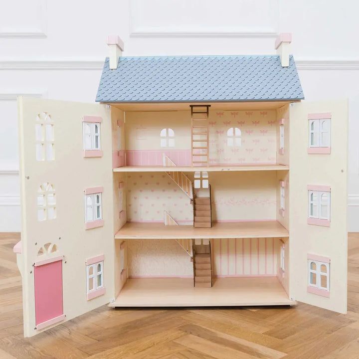 Cherry Tree Hall Doll House-Wooden toys & more-Le Toy Van-Blue Almonds-London-South Kensington