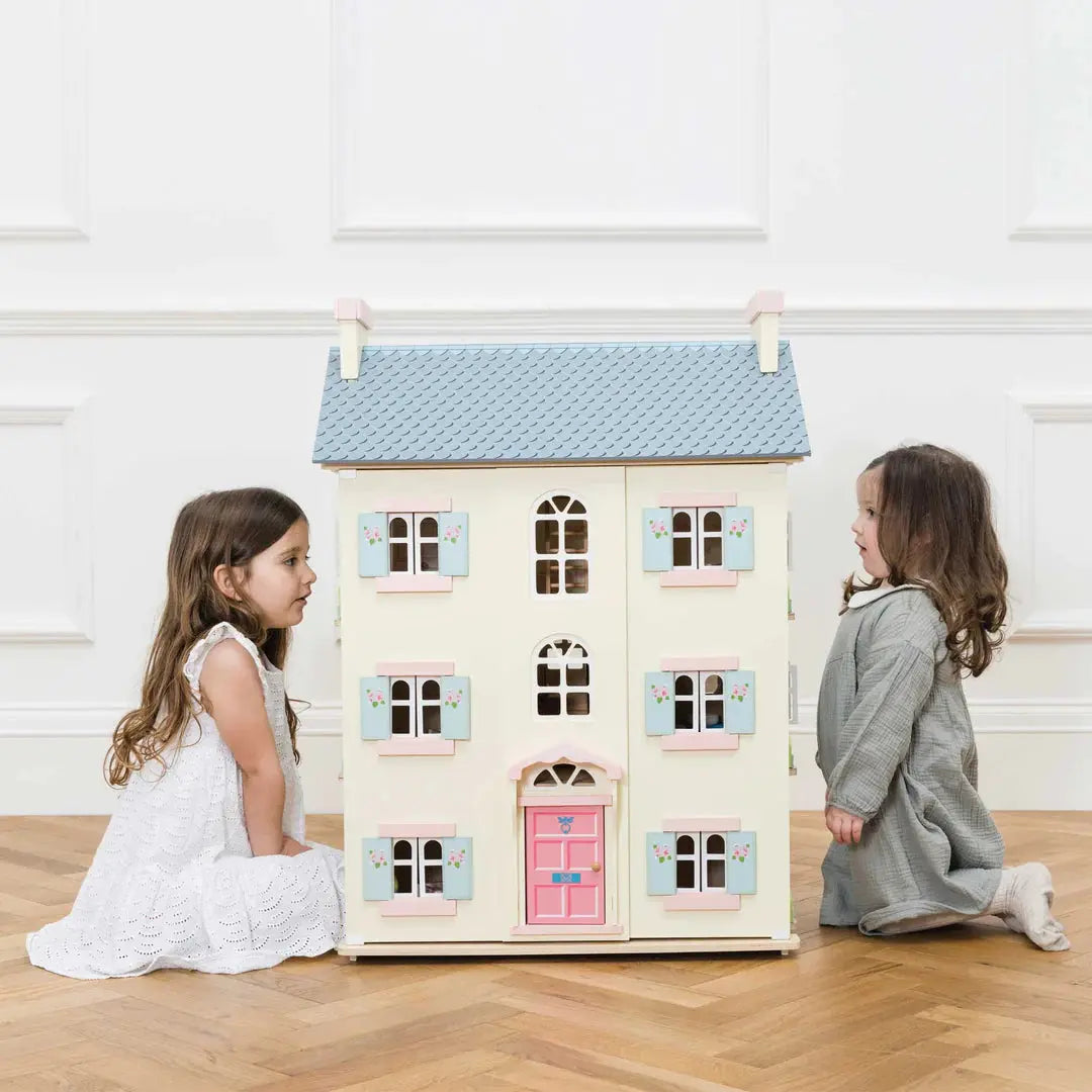 Cherry Tree Hall Doll House-Wooden toys & more-Le Toy Van-Blue Almonds-London-South Kensington