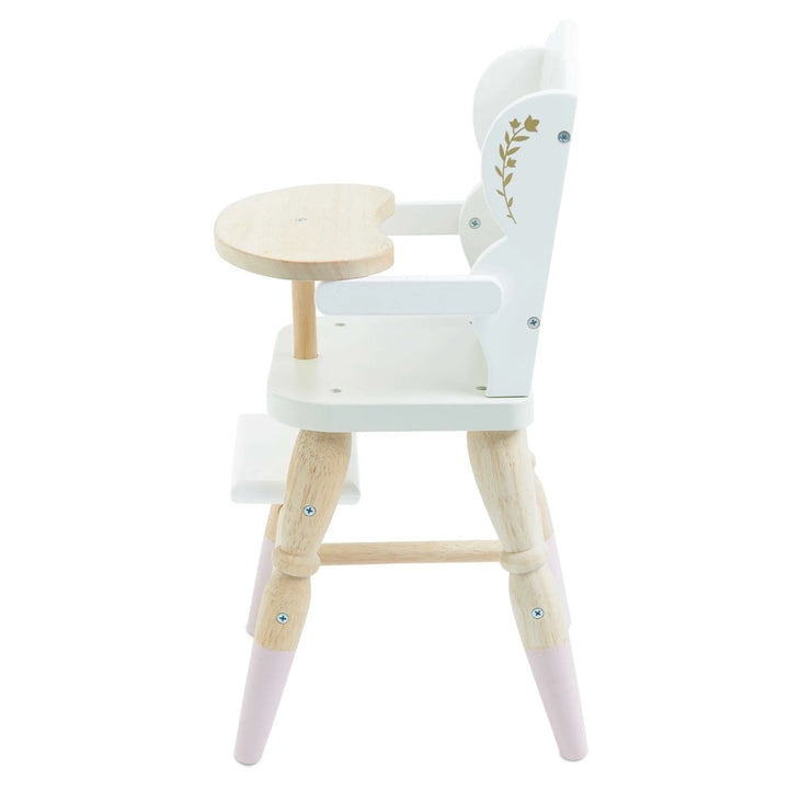 Doll High Chair-Wooden toys & more-Le Toy Van-Blue Almonds-London-South Kensington