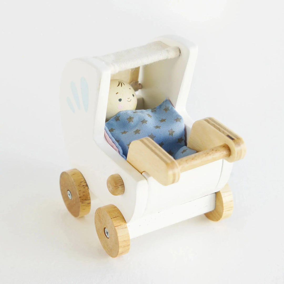 Dolls House Nursery Furniture Set-Wooden toys & more-Le Toy Van-Blue Almonds-London-South Kensington
