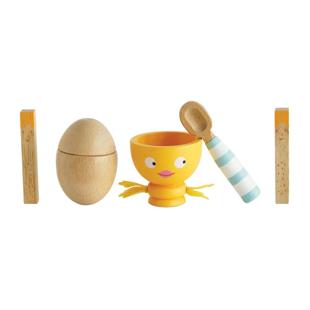Egg Cup Toy Set-Wooden toys & more-Le Toy Van-Blue Almonds-London-South Kensington