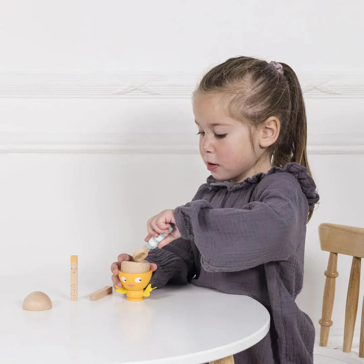 Egg Cup Toy Set-Wooden toys & more-Le Toy Van-Blue Almonds-London-South Kensington