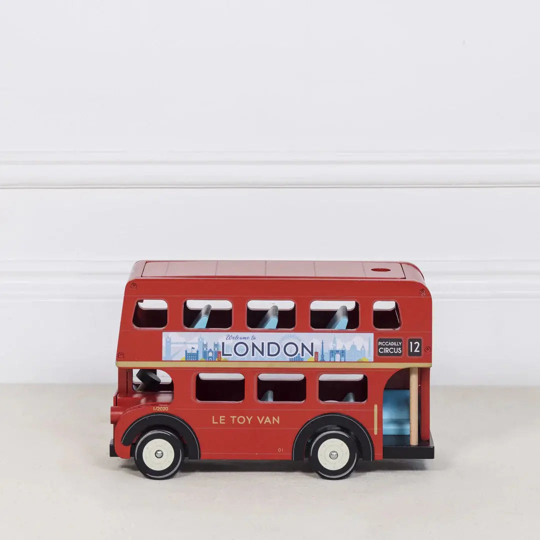 London Routemaster Toy Bus-Wooden toys & more-Le Toy Van-Blue Almonds-London-South Kensington