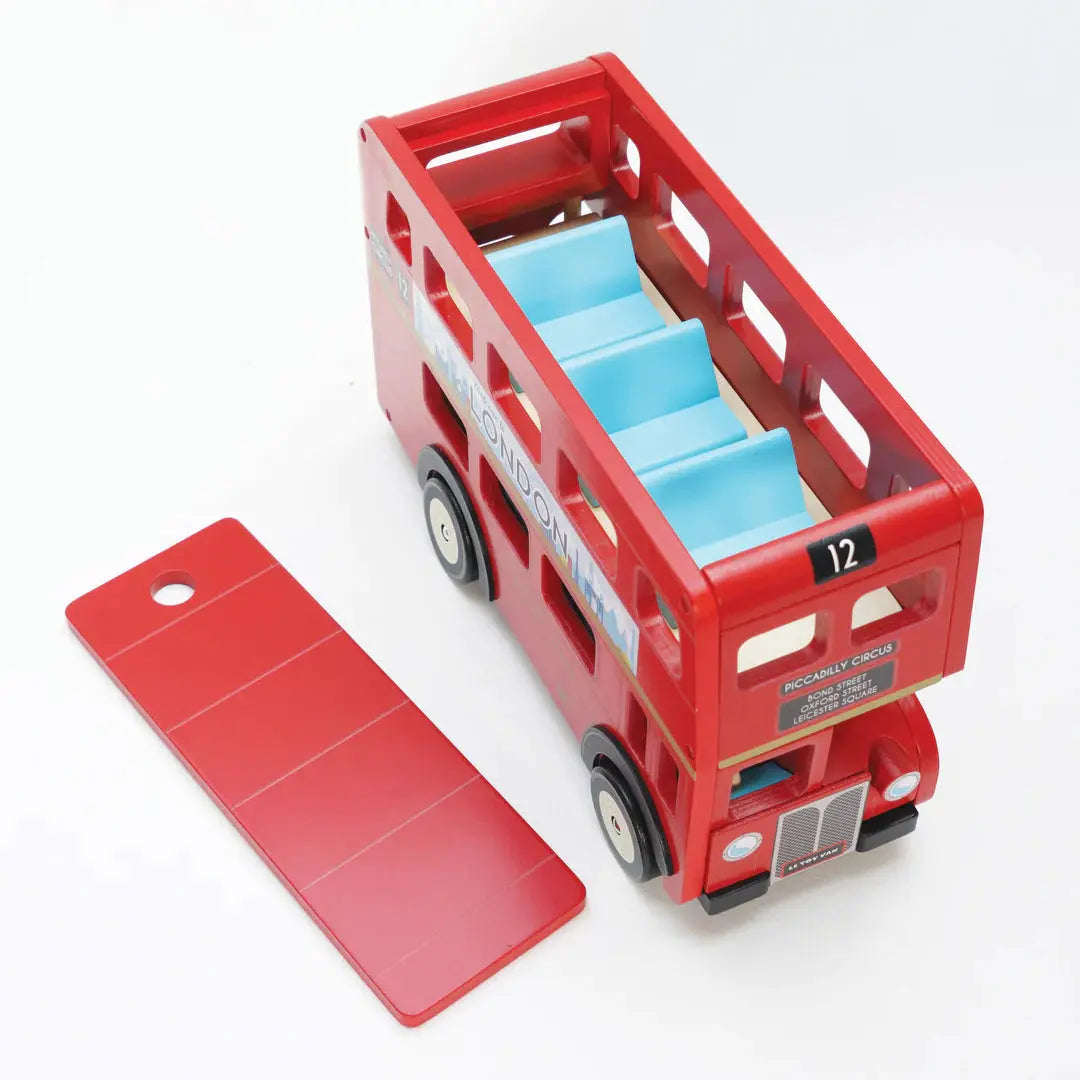 London Routemaster Toy Bus-Wooden toys & more-Le Toy Van-Blue Almonds-London-South Kensington