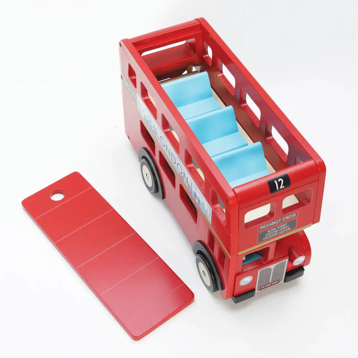 London Routemaster Toy Bus-Wooden toys & more-Le Toy Van-Blue Almonds-London-South Kensington