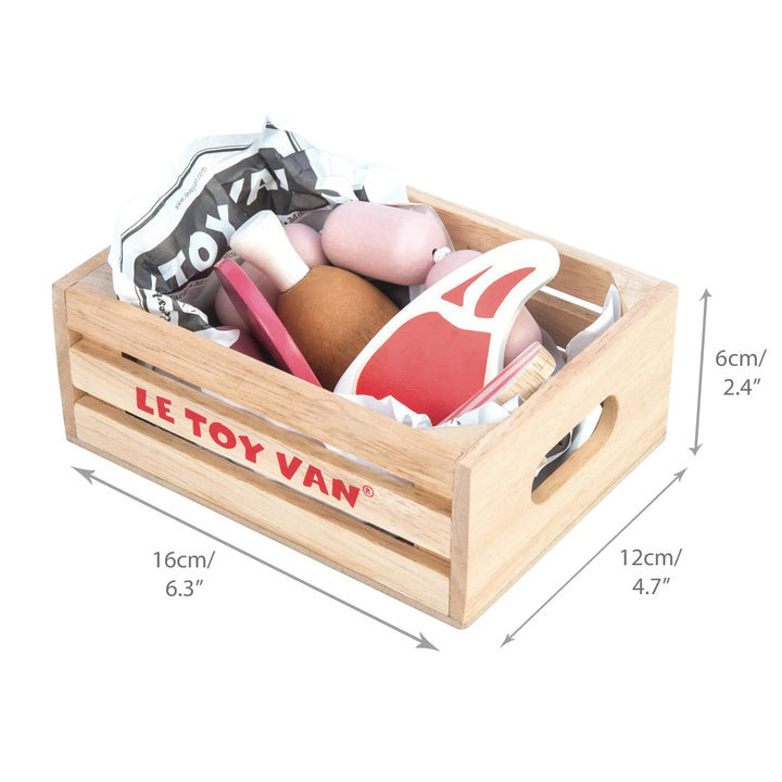 Market Meat Crate-Wooden toys & more-Le Toy Van-Blue Almonds-London-South Kensington