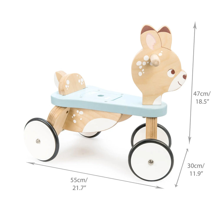 Ride on Deer-Wooden toys & more-Le Toy Van-Blue Almonds-London-South Kensington