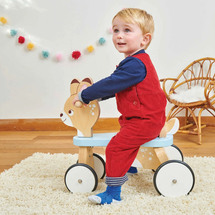 Ride on Deer-Wooden toys & more-Le Toy Van-Blue Almonds-London-South Kensington