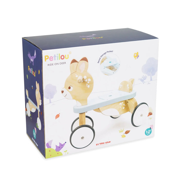 Ride on Deer-Wooden toys & more-Le Toy Van-Blue Almonds-London-South Kensington