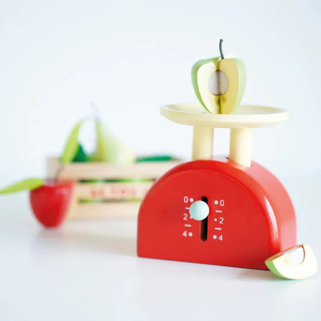 Weighing Scales-Wooden toys & more-Le Toy Van-Blue Almonds-London-South Kensington